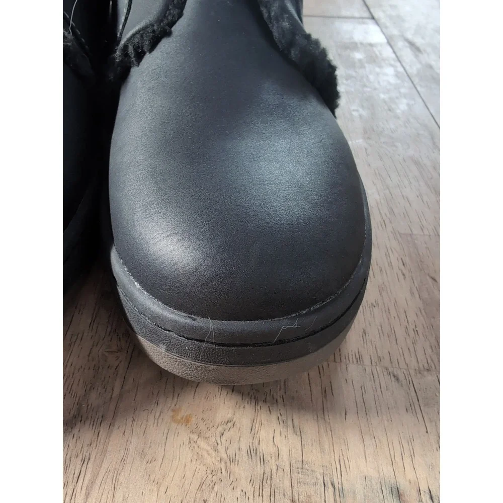 B-52 by Bullboxer Chukka Boots Men's Black Topper Lined Casual Boots Size 11 New